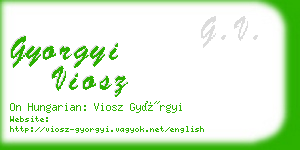 gyorgyi viosz business card